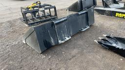 UNUSED 78" SKID STEER SMOOTH BUCKET