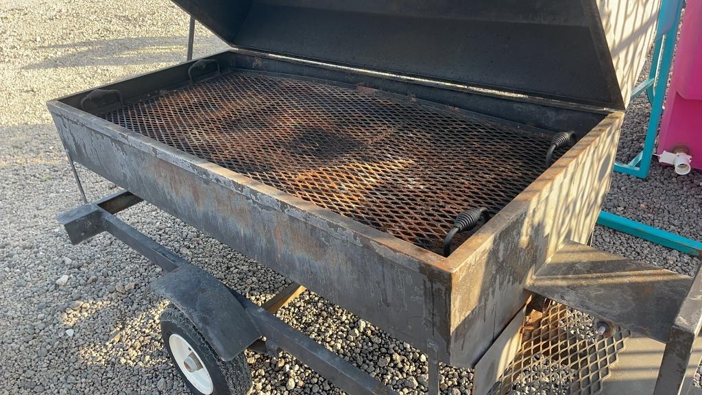 SINGLE AXLE BUMPER PULL SMOKER