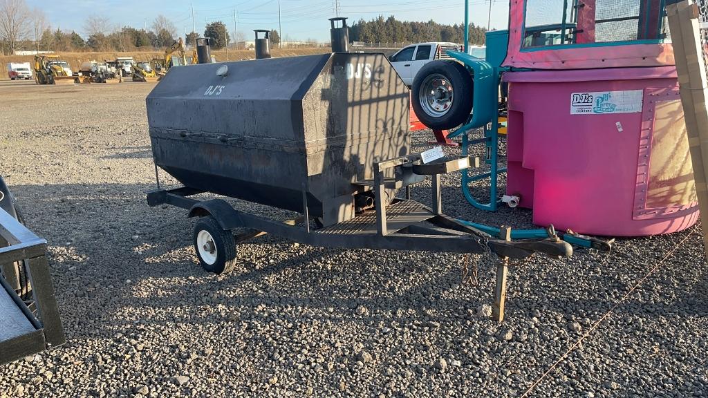 SINGLE AXLE BUMPER PULL SMOKER