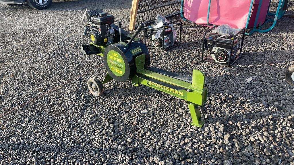 SPORTSMAN EARTH SERIES 10 TON LOG SPLITTER