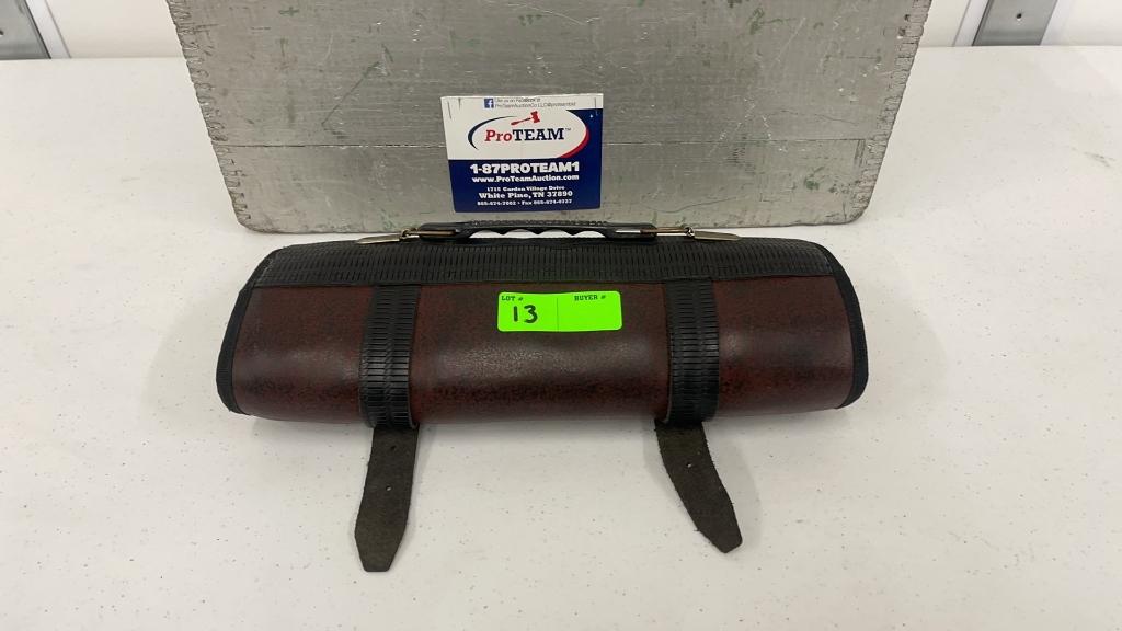 POCKET KNIFE ROLL CASE WITH HANDLE