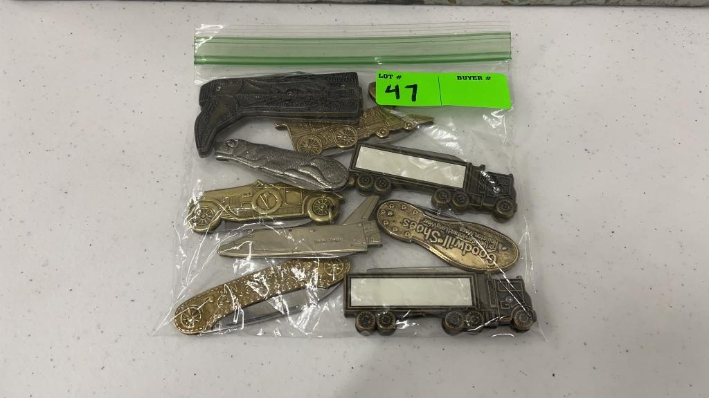 QTY 9) ASSORTED POCKET KNIVES