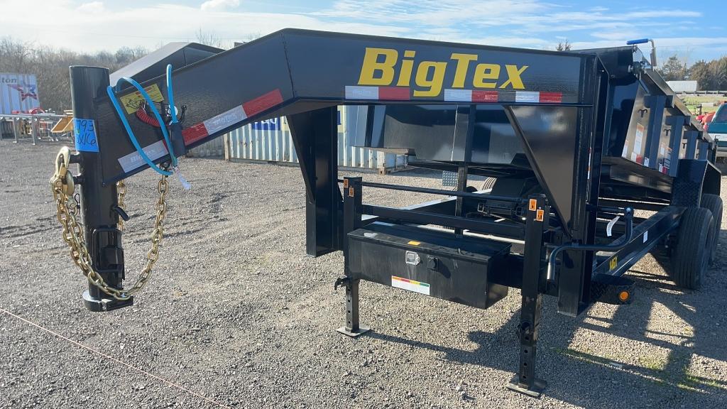 2022 UNUSED BIG TEX 14GX GOOSENECK DUMP TRAILER