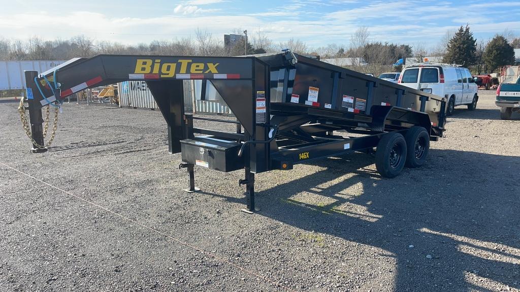 2022 UNUSED BIG TEX 14GX GOOSENECK DUMP TRAILER