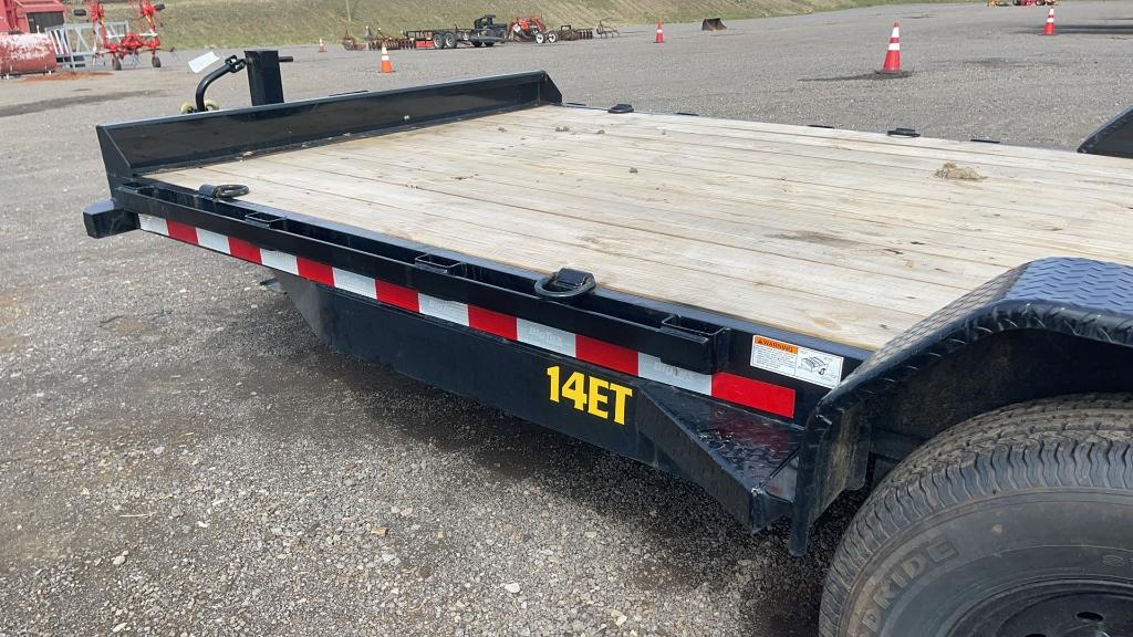 '22 BIG TEX 14ET 18' BUMPER PULL EQUIPMENT TRAILR