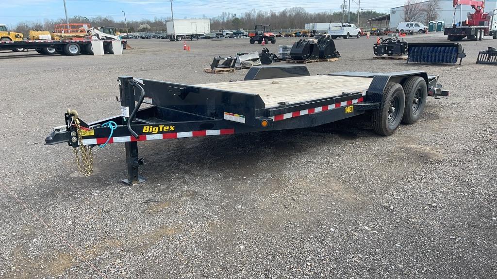 '22 BIG TEX 14ET 18' BUMPER PULL EQUIPMENT TRAILR