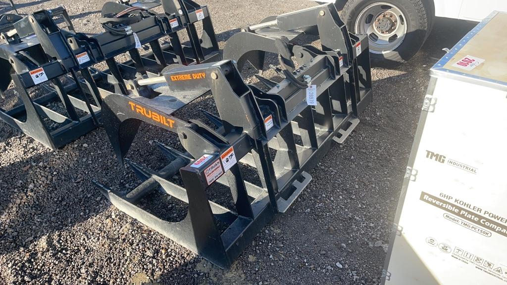 78" SKID STEER OPEN BOTTOM ROOT GRAPPLE