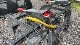 UNUSED 72" SKID STEER SKELETON GRAPPLE BUCKET