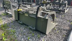 UNUSED 80" SKID STEER SMOOTH GRAPPLE BUCKET