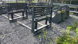 UNUSED 48" SKID STEER PALLET FORKS