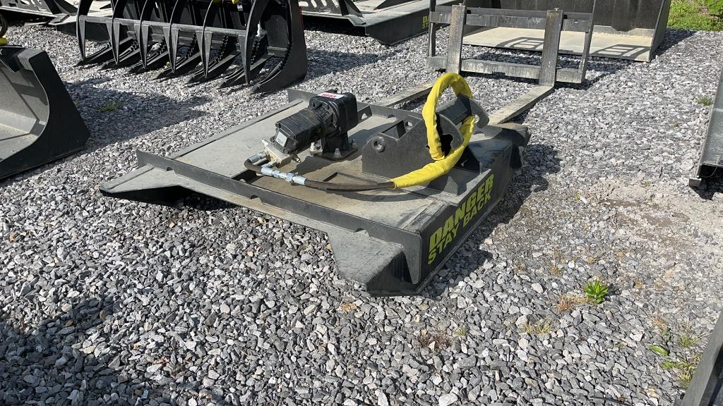 UNUSED 48" EXCAVATOR MOUNT ROTARY CUTTER