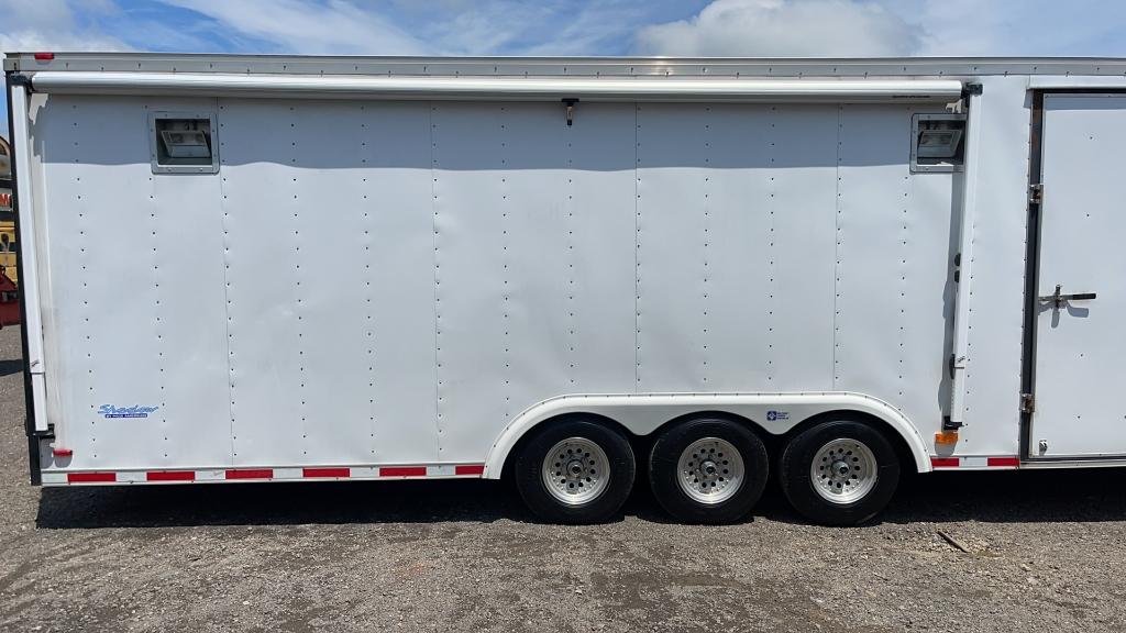 1995 PACE SHADOW 44' GOOSENECK ENCLOSED CAR HAULER