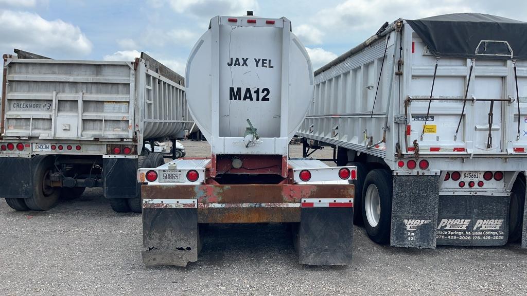 1966 TRAIL MOBILE 38' ALUMINUM SEMI TANKER TRAILER