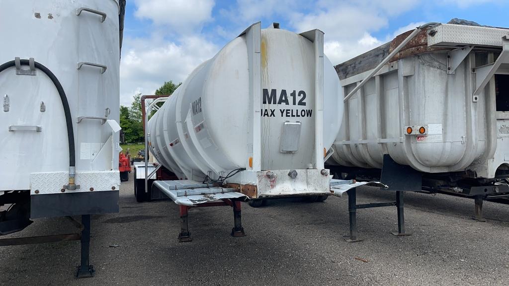 1966 TRAIL MOBILE 38' ALUMINUM SEMI TANKER TRAILER