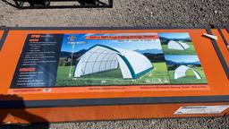 12' X 20' X30' PEAK CEILING STORAGE SHELTER