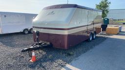 1990 PACE 20' X 8' BUMPER PULL ENCLOSED TRAILER