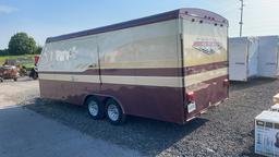 1990 PACE 20' X 8' BUMPER PULL ENCLOSED TRAILER