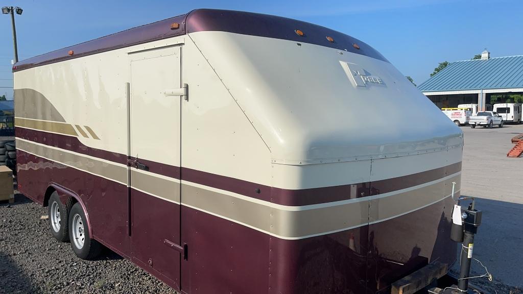 1990 PACE 20' X 8' BUMPER PULL ENCLOSED TRAILER