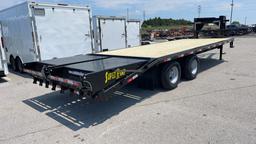 2022 DELTA 25' DUAL TANDEM GOOSENECK TRAILER