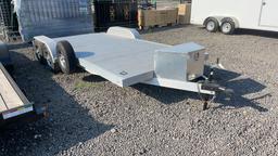 82" X 18' ALUMINUM BUMPER PULL TRAILER