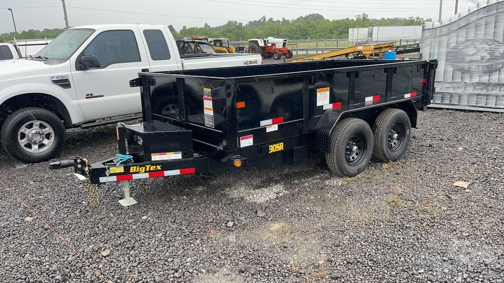 2022 UNUSED BIG TEX 90SR 6'X12' DUMP TRAILER