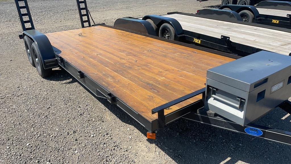 2021 MAX BUILT 20' TANDEM AXLE BUMPER PULL TRAILER