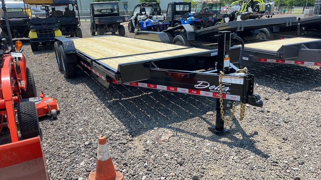 2022 DELTA 20' TILT DECK BUMPER PULL TRAILER