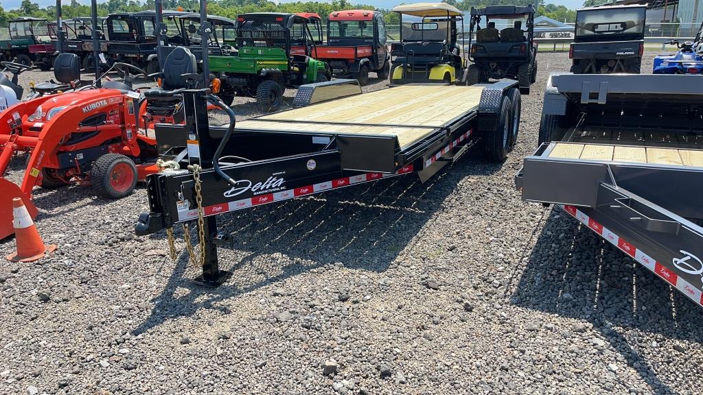 2022 DELTA 20' TILT DECK BUMPER PULL TRAILER