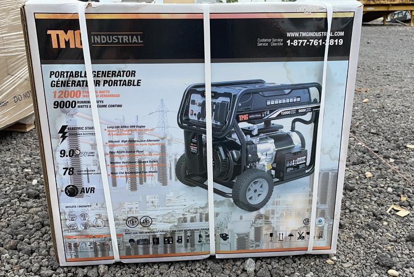 UNUSED TMG PORTABLE GENERATOR