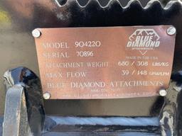 BLUE DIAMOND 24" SKID STEER STUMP GRINDER