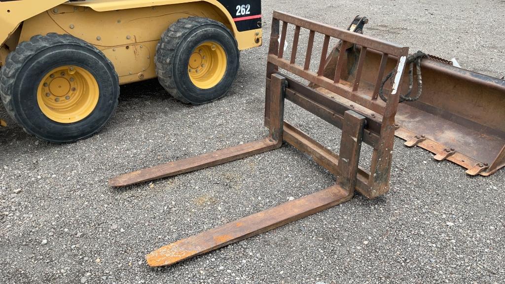 48" SKID STEER MOUNT PALLET FORKS