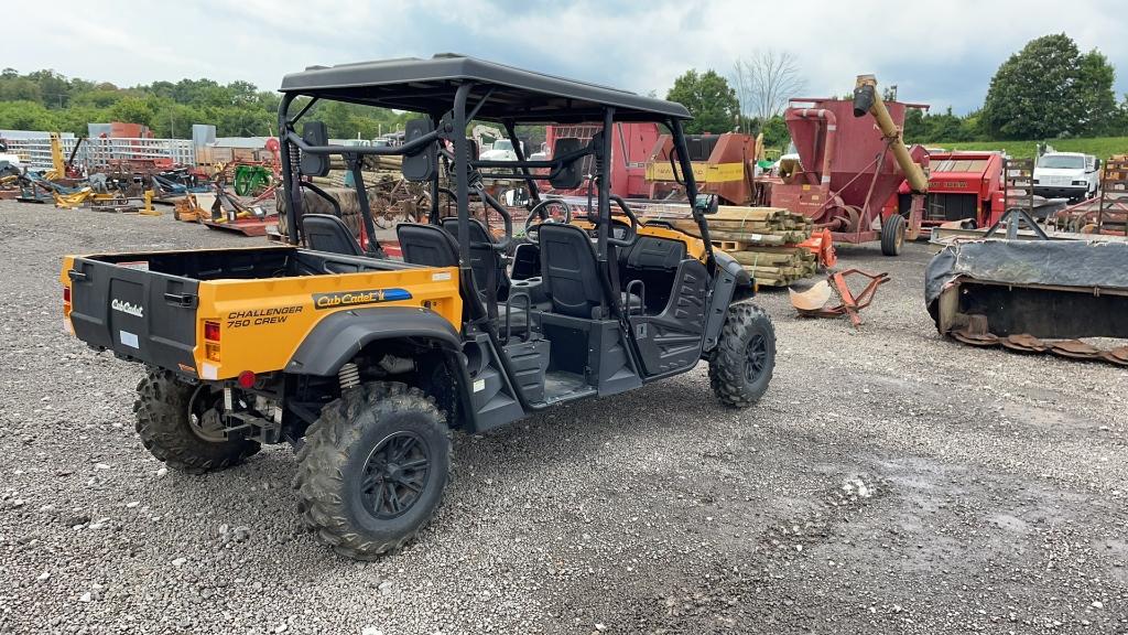 2017 CUB CADET CHALLENGER 750 CREW SIDE BY SIDE