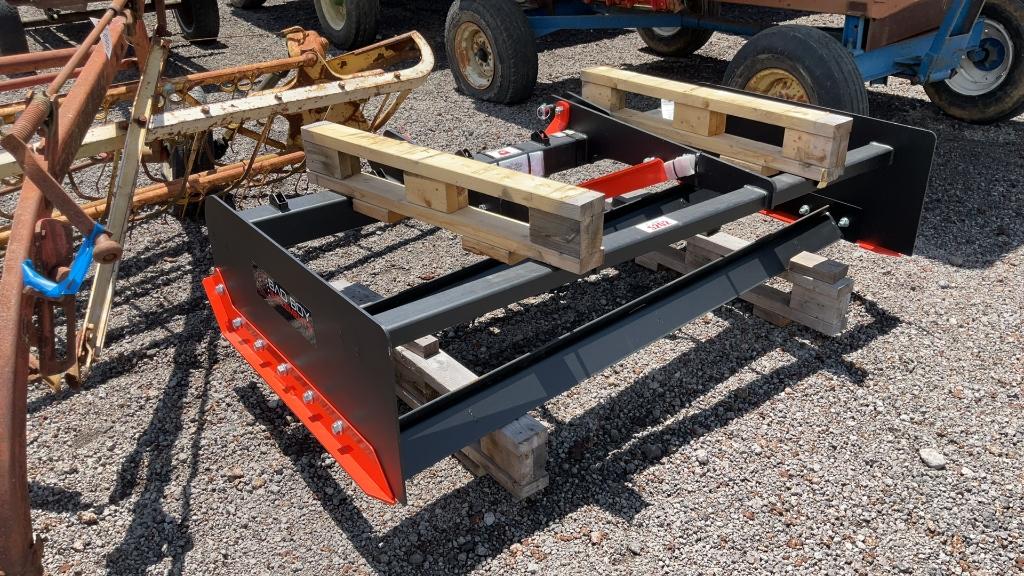 UNUSED BAD BOY 72" 3PT HITCH GRADER BLADE