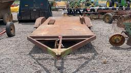 BUMPER PULL DUAL TANDEM AXLE EQUIPMENT TRAILER