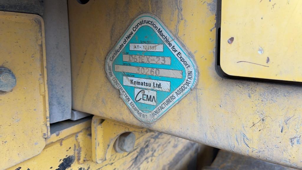 2014 KOMATSU D61EX-23 DOZER