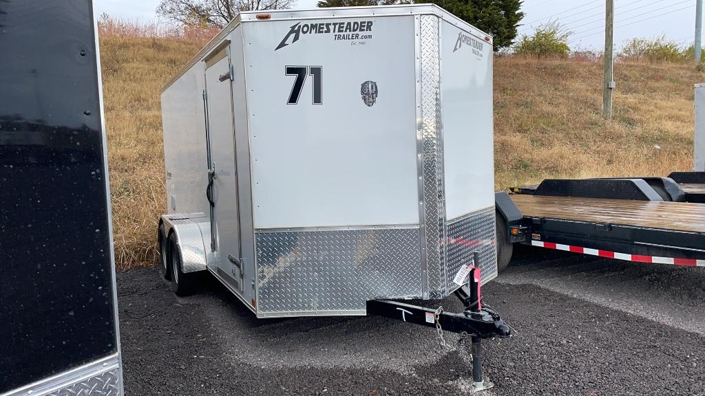 2021 HOMESTEADER 7' X 14' ENCLOSED TRAILER