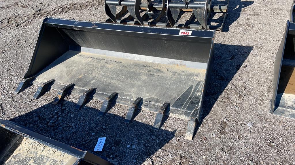 UNUSED 72" SKID STEER TOOTH BUCKET