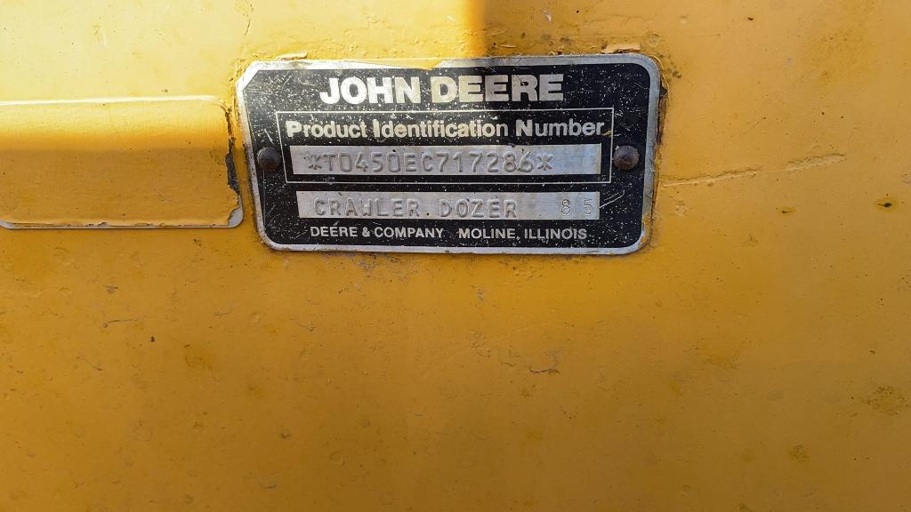 JOHN DEERE 450E DOZER