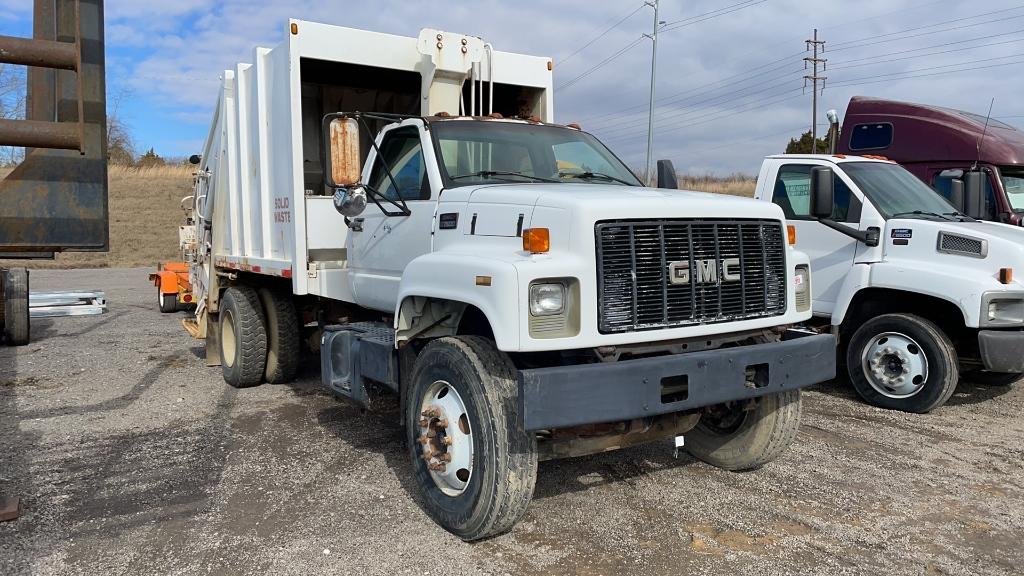 2001 GMC C7500 WASTE TRUCK