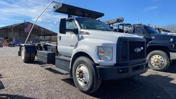 2016 FORD F-750 ROLL OFF DUMPSTER TRUCK