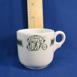 Canadian Pacific RY Green Band Demitasse Cup