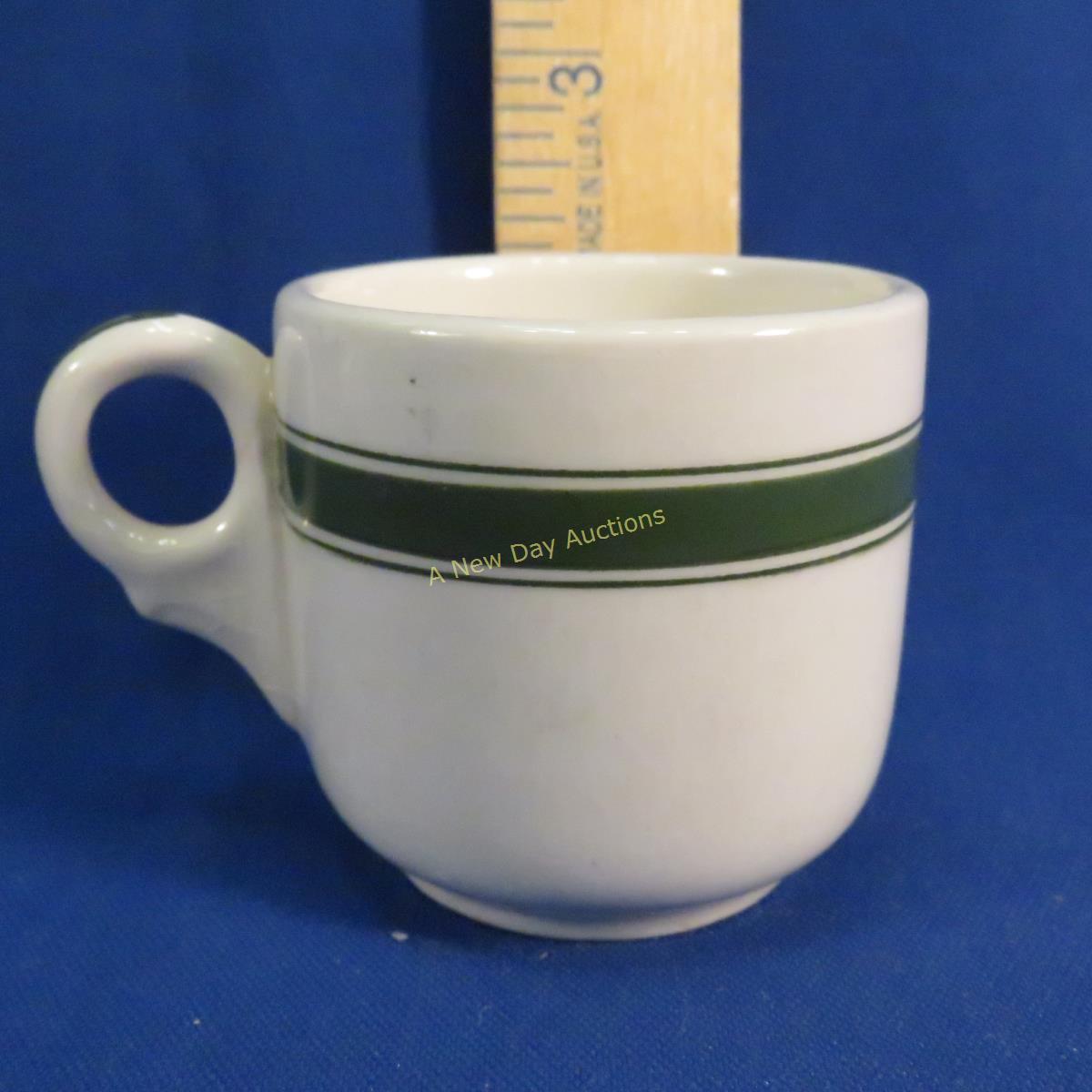 Canadian Pacific RY Green Band Demitasse Cup