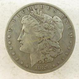 1889 O Morgan Silver Dollar