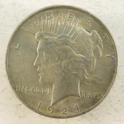 1924 Peace Silver Dollar