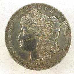 1884 O Morgan Silver Dollar