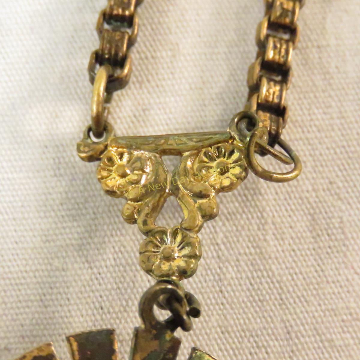 Antique necklace and bracelet