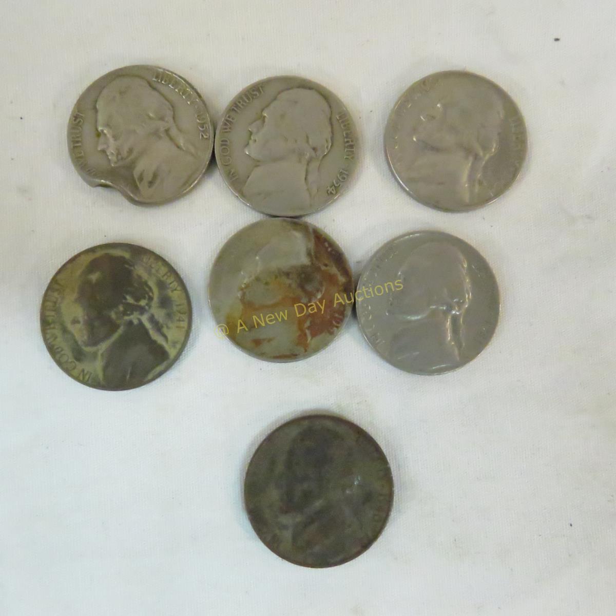 Mixed Us Coins, 5 65-69 Kennedy, 2 Silver Dimes