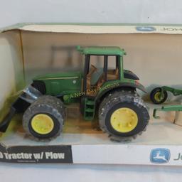 Ertl John Deere 7420 Tractor With Plow In Box