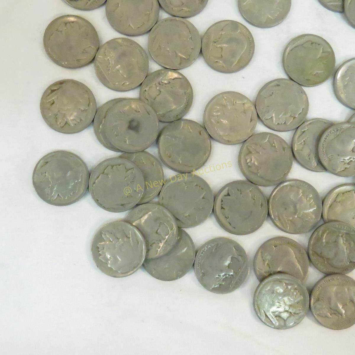 150 + Buffalo Nickels Mostly No Date