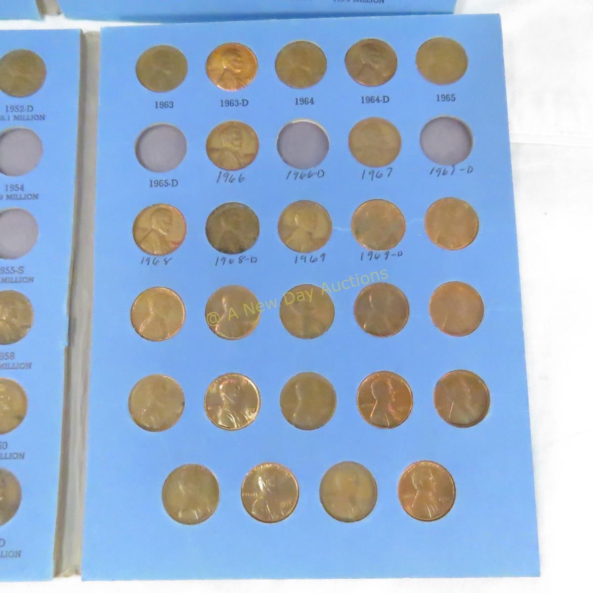 Lincoln Wheat Cent Books & Loose coins